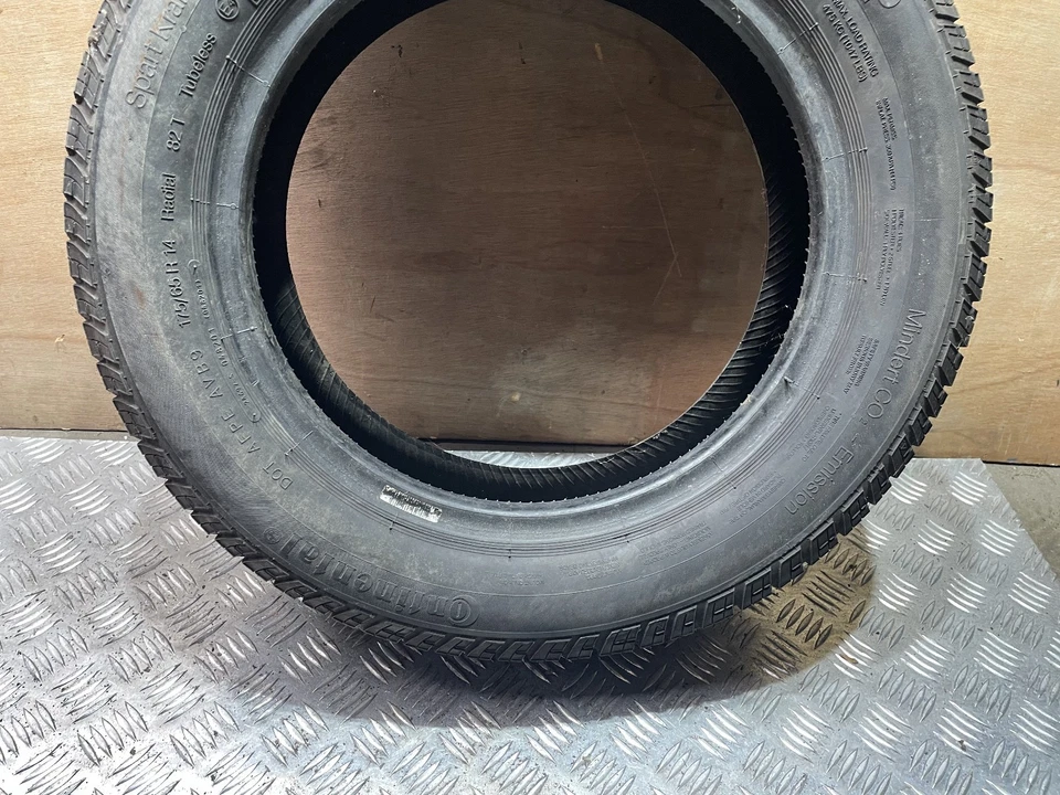 175/65/14 CONTINENTAL CONTIECOCONTACT PART WORN TYRE 7.37MM TREAD X1 - Image 4 of 4