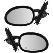 Power Mirror For 1995-2000 Dodge Stratus Base ES SE Models Heated Paintable 2Pc