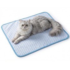 Cooling Mat Pad for Dogs Cats Ice Silk Cooling Bed for Dogs Ice Bed for Cats ...