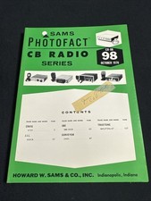 SAMS Photofact CB Radio Series Manual CB 98 October 1976