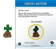 1x Green Lantern S004 NM w/ Card Singles - Heroclix