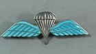 WW2 SILVER ENAMEL PARASHUTIST REG BADGE PARAS ORIGINAL STERLING
