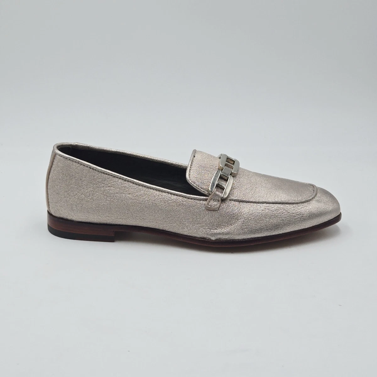 Ballerines (babies) Fornarina – Pointure 37 – Cuir Rose Et Noir Avec Nœud – Fabriqué En Italie – Occasion Très Bon état
