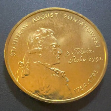 POLaND -2 Zlote 2005 King Stanislaw Aug. Poniatowski-Third Polish Republic * UNC