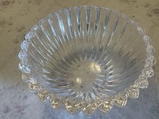 Vintage Tiffany & Co. Fluted Design W/ Heart Trimmed Crystal Bowl - M.In Germany