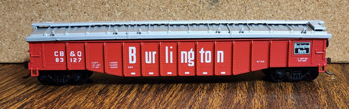 Chicago Burlington Quincy RR 50' góndola cubierta 83127 Athearn 1661 Kadee RTR HO | Zustand: Used