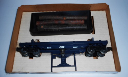 VAGÓN DE TREN VOLTEO DE TRONCOS LIONEL CSX 6-16627 CON CAJA 1990 | Zustand: Used