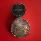Lot of 2 Awsome Toned 1967 🇨🇦 Canada Collectible Coin 10c Dime & 25c Quarter