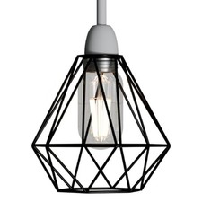 Ceiling Light Shade Geometric Wire Cage Pendant Lampshade Lamp Industrial Cage