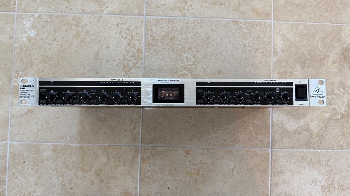 Behringer Ultragain Pro MIC2200 Tube Amp | eBay
