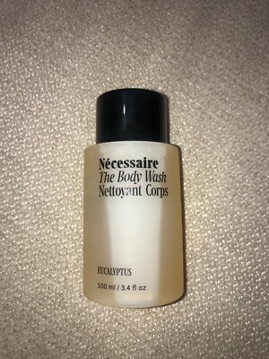 Necessaire The Body Wash in Eucalyptus.  Travel Size- 3.4 fl oz/100 ml.