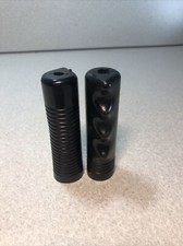 UNUSED Hunt Wilde Flexon Bicycle Grips 7/8" MADE IN USA BLACK NOS