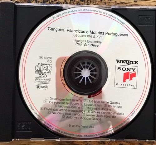 Nevel: Huelgas E.・Canções, Vilancicos e Motetes Portugueses・Renaissance・CD・NM! - Bild 5 von 6