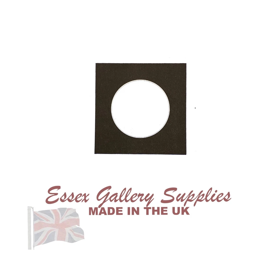 Round Picture and Photo Mounts BLACK - Image 4 of 4