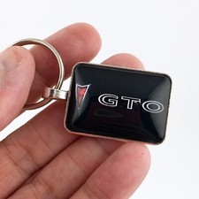 Vintage Pontiac GTO Right Rear Quarter Panel Badge 1" x 1.25" Diameter Keychain