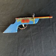 1960s Tin And Wood DKA Japan KO SPACE POPPER MOON RAY