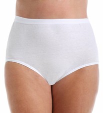 Fruit Of The Loom Fit for Me Women s Plus Size Cotton White Brief Panties