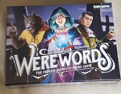 Werewords 2018 Edition New Art Hidden Identity Word Game Bezier BEZWWRD Werewolf