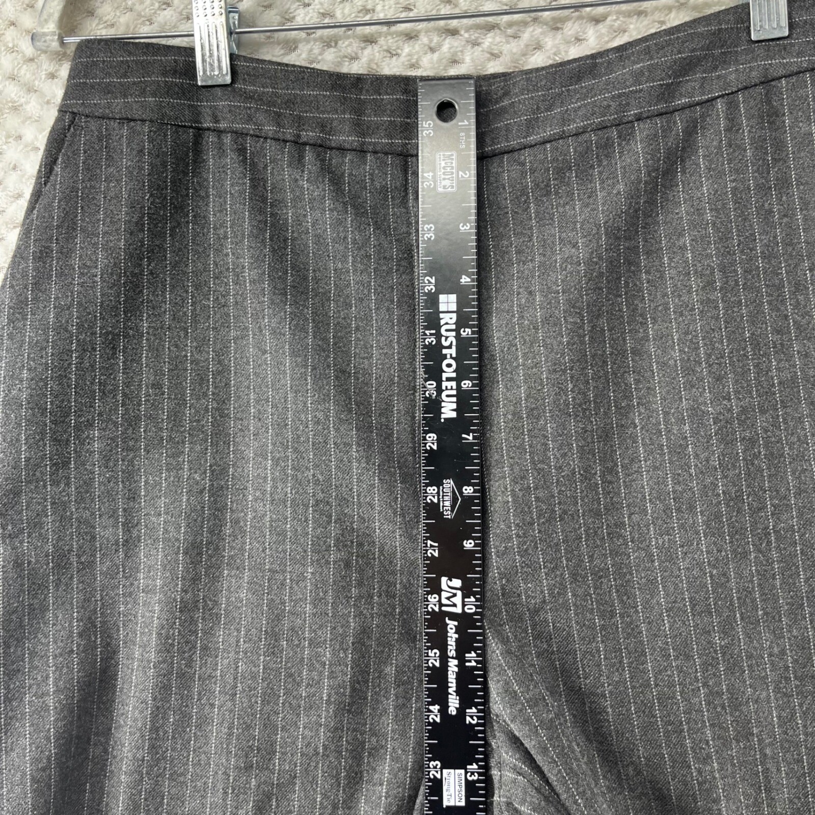 Zara Basic Collection Pinstripe Career Dress Pant… - image 3