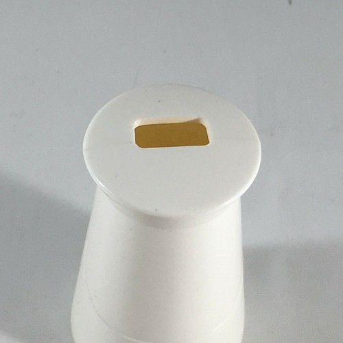 Tupperware Weighted Toothbrush Holder White Vintage - Picture 3 of 4