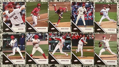 Arkansas Razorbacks Baseball 2024 Onit Athlete Complete Black Parallel ...