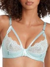 New Dita Von Teese POWDER BLUE Madame X Balco...