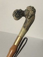 Vintage Collectible Long Shoehorn, Schnauser Dog Handle, RARE FIND