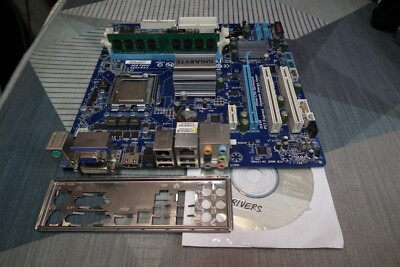 GIGABYTE GA-EG41MF-US2H, Rev:1.1  Intel Motherboard +CPU E3300 2.50GHz +2Gb +I/O