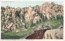 Cathedral Park on the C.S. & C.C. Short Line Railroad in Colorado