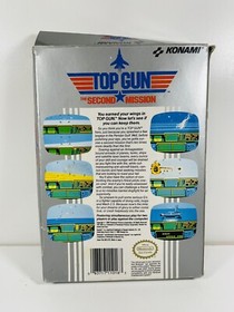 Top Gun: The Second Mission NES Juego Nintendo Original CAJA Completo Manual CIB