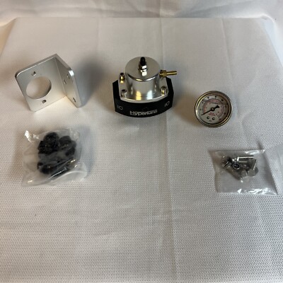 Hypertune Adjustable Fuel Pressure Regulator 8AN Guage EFI Bypass Kit