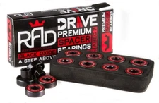 RAD Drive Premium ABEC 7 Precision Skateboard Longboard Bearing Removable Shield
