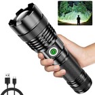 Most Powerful 99000000LM LED Military Torch Rechargeable Tactical USB Flashlight