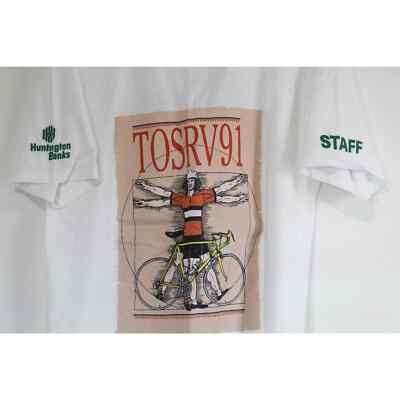 Vintage TOSRV Tour of the Scioto River Valley 1991 T Shirt