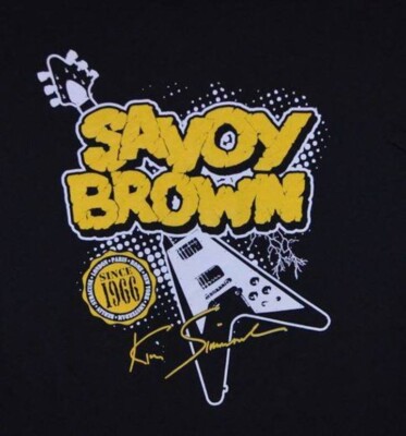 VTG Savoy Brown Band Music Short Sleeve Cotton Size S to 5XL T-Shirt FA802