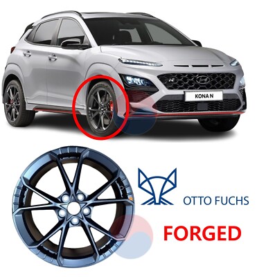Genuine OEM Forged 19 inch Wheel OTTO FUCHS 52910S0200 for Kona N, Elantra N