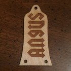 GUITAR TRUSS ROD COVER - Wood Burned - Fits EPIPHONE EPI - ANGUS YOUNG ACDC