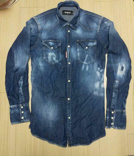 Dsquared2 Denim Shirt Indigo Size 44 Used From Japan | eBay Dsquared2 Denim Shirt Indigo Size 44 Used From Japan | eBay