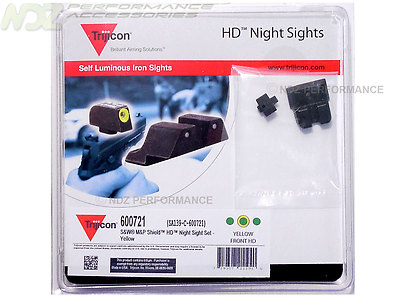 for Smith Wesson Trijicon HD Night Sight S&W Shield Yellow