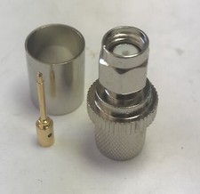 SMA Male Crimp RF Coax Connector Heavy Duty for LMR/RFC400 RG8 RG213 USA Ship