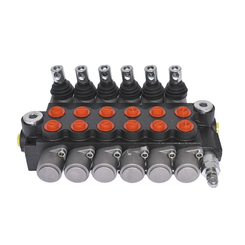 Hydraulic Control Valve Double Acting 6 Spool 3600 PSI 13 GPM SAE Ports - Picture 3 of 11