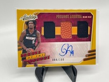 2020-21 Tools of the Trade Four Swatch Signatures Level 1 Precious Achiuwa/199