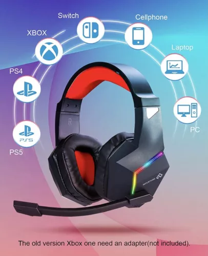 INFURTURE Gaming Headset BH109A with Authentic 3D Surround Sound RGB New In Box