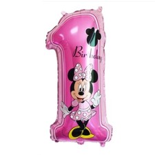 Minnie Mouse First Birthday Balloon