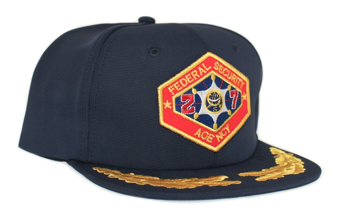 帽子 OUTLAND nylon hat Outland Movie Hat Flat Bill Federal Security Agency Patch