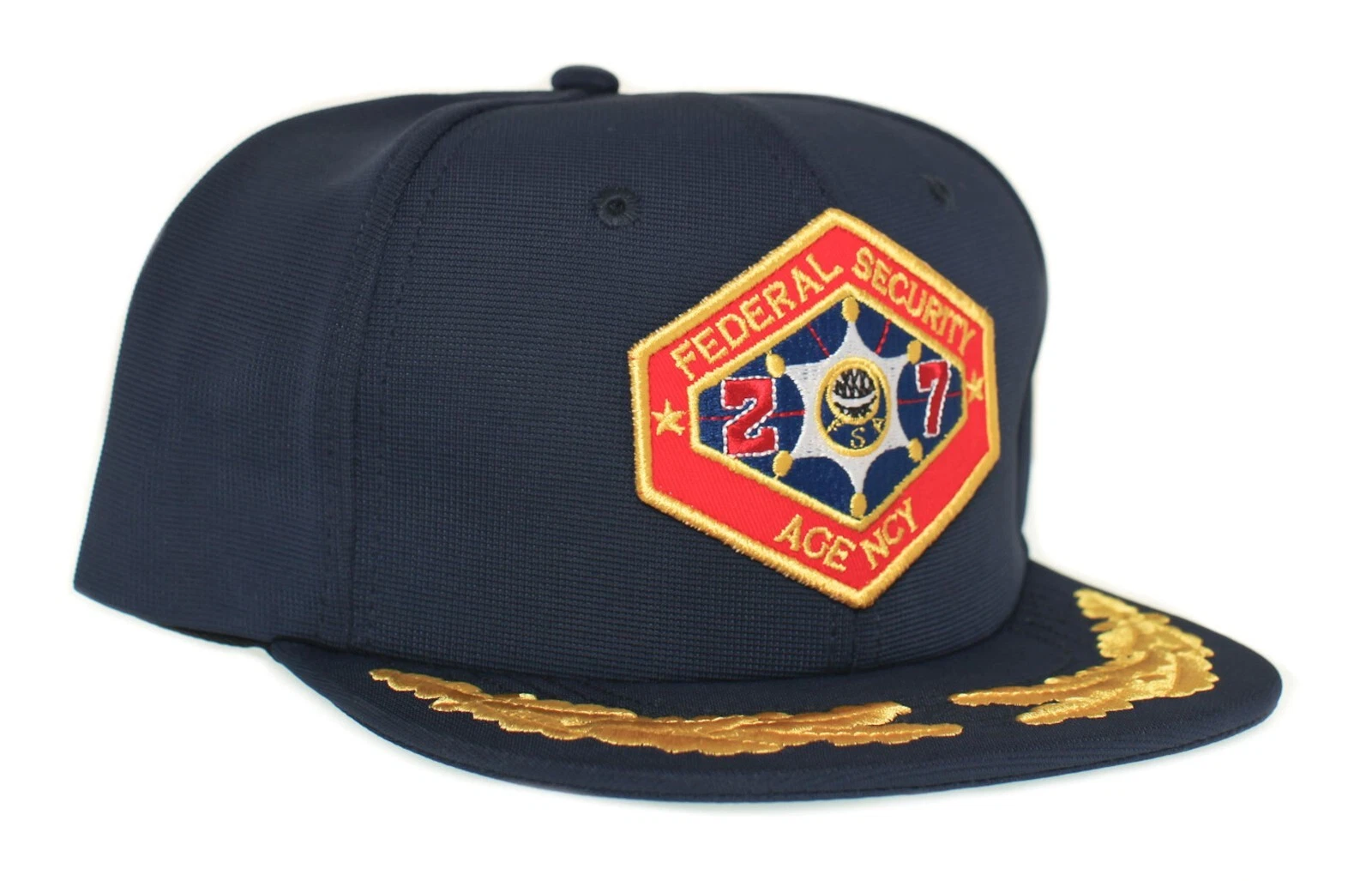 Outland Movie Hat Flat Bill Federal Security Agency Patch Adult Cap Navy