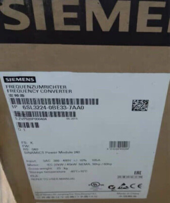 6SL3 224-0BE33-7AA0 SIEMENS 6SL3224-0BE33-7AA0 SINAMICS G120 PM240 Power Module