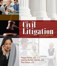Civil Litigation - 9781111312220, Peggy Kerle...