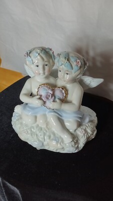 Porcelain Musical Angels Figurine Works 