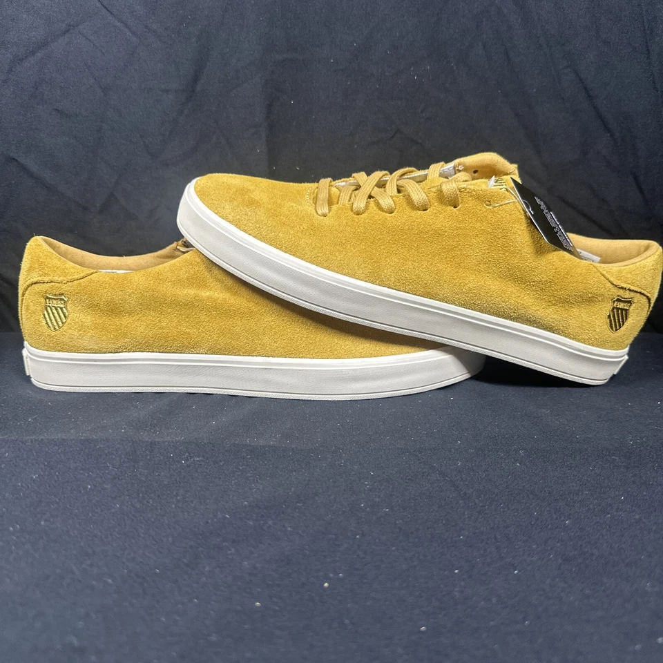 K-Swiss Court Pro Startup 运动鞋 MOTIVATION 低帮女式 9.5 码棕褐色/金色 — 第 4/4 张图片